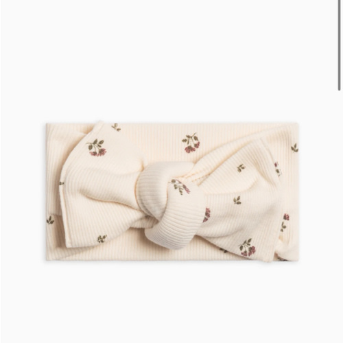 Colored Organics- Ribbed Bow Wrap