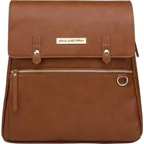 Petunia Pickle Bottom Meta Backpack | Baby Bag | Diaper Bag Backpack for Parents | Stylish Bag and Organizer | Comfortable, Spacious Backpack for Moms and Dads | Cedar