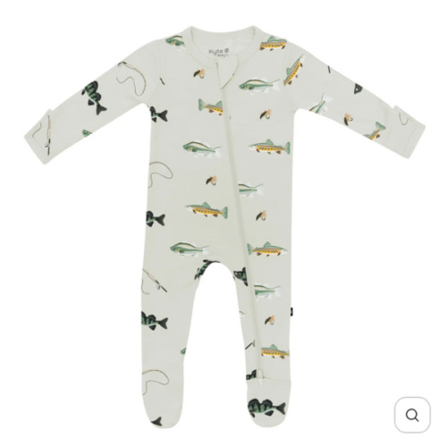 Zippered Footie in Fishing