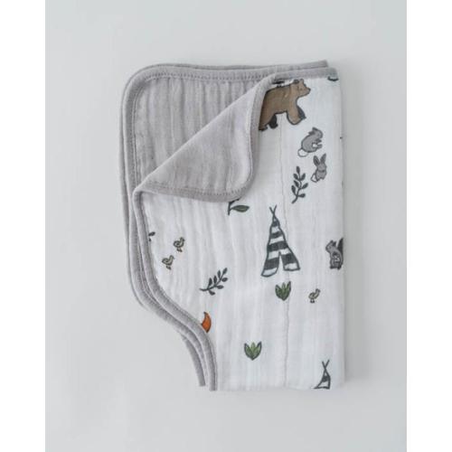 Little Unicorn Cotton Muslin Burp Cloth - Forest Friends– Little Unicorn USA