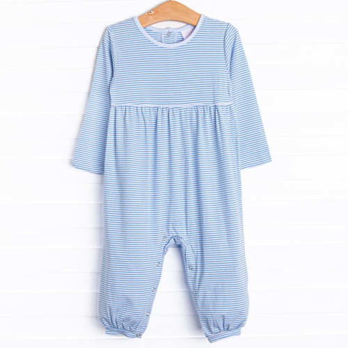 Charles Romper, Medium Blue Stripe
–
Stitchy Fish
