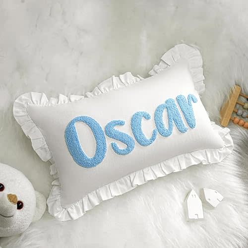 Personalized Baby Name Pillow (NAME: "HENRY", COLOR: BABY BLUE)