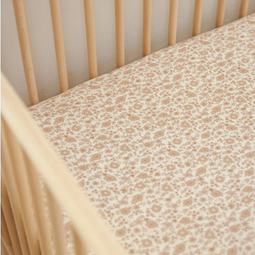 Bamboo Crib Sheet || Bloom – Quincy Mae