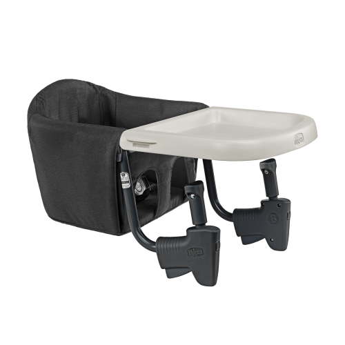 Chicco FastLock® Go Hook-On Table Chair with Carry Bag for Babies and Toddlers - Black (Black), New