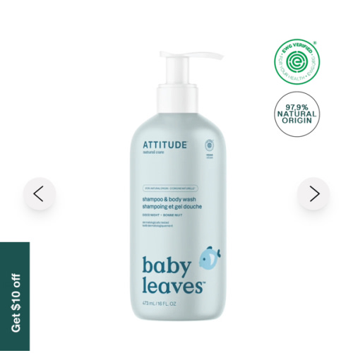 Baby Leaves- Baby Shampoo & Body Wash 2-in-1