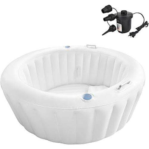 Birth Pool in Creamy Marshmallow, Premium Birth Tub, Birthing Pool for Home Birth, Home Birth Tub, Multi-Functional Pool for Relaxation and Kids Swimming, Birthing Tub Quick Inflation and Convenient