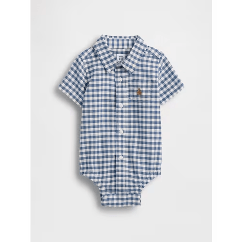 Baby Gingham Oxford Bodysuit