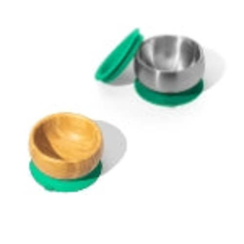 Avanchy | Stainless Steel Baby Bowls - BLW Suction Infant Feeding Bowl