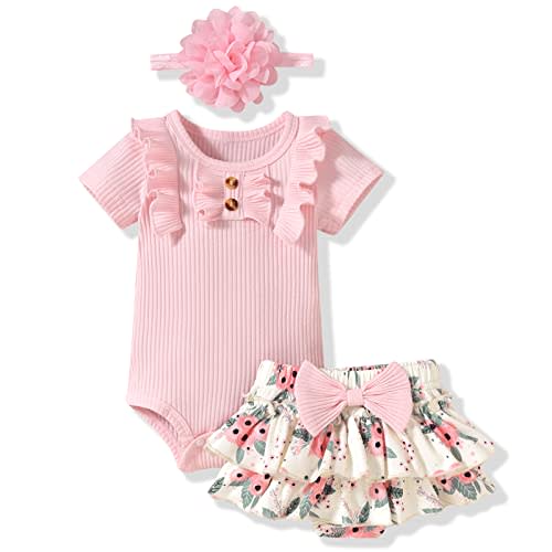 Aalizzwell Newborn Infant Baby Girls Summer Outfit