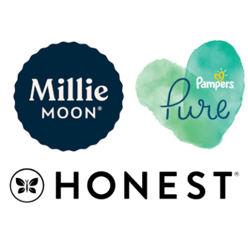 Millie Moon, Honest or Pampers Pure Diapers & Wipes