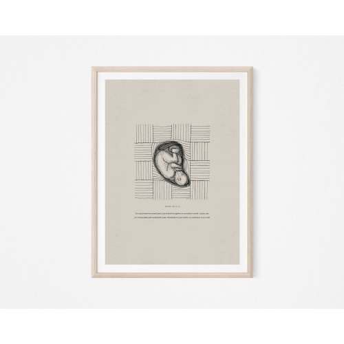 Knitted Me in My Mother's Womb Psalm 139 - Digital Print
