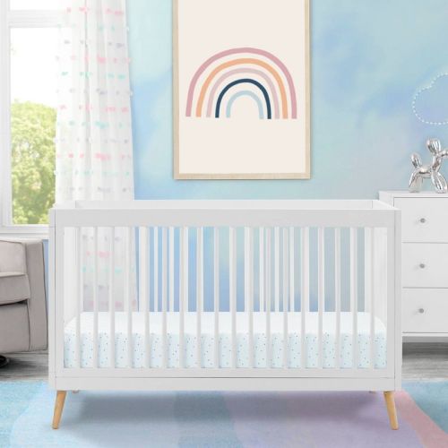 Delta Children Jordan 4-in-1 Convertible Crib - Greenguard Gold Certified - Natural