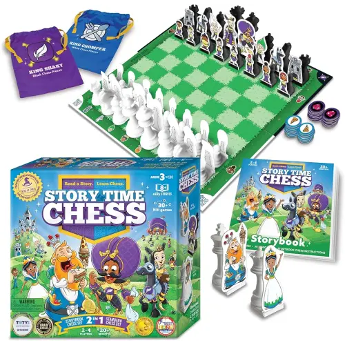 Story Time Chess - 2021 Toy of The Year Award Winner - Chess Sets, Beginners Chess, Chess for Kids, Chess Game Toddlers, Learning Games for Kids, Boys & Girls Ages 3-103