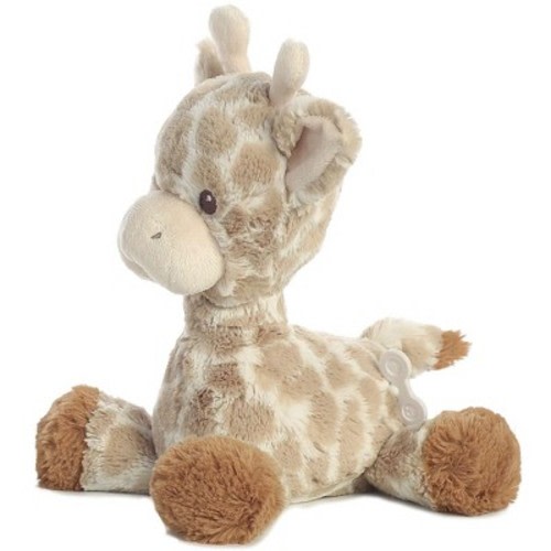 ebba Medium Musicals! Loppy Giraffe Snuggly Baby Stuffed Animal Brown 11.5"