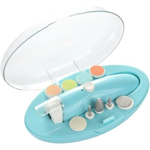 Wakauto 1 Set Nail Grinder Nail Trimmer Nail Cutter Fingernails Polisher Suit Nail File Kit Electric Nail File for Kid Suit Nail Clipper for Abs