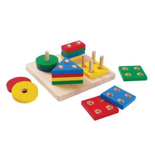 Plantoys| Geometric Sorting Board