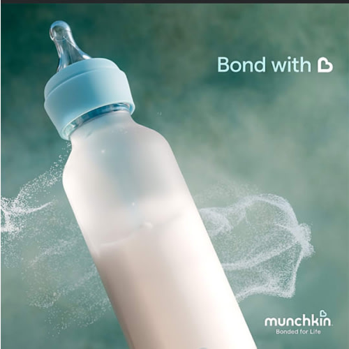 Bond™ Silicone Glass Bottle 4oz or 8oz, 2pk | Munchkin