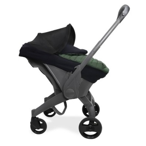 Little Unicorn Winter Car Seat Cover - Dark Green