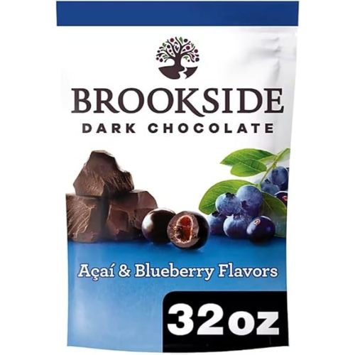 Brookside Dark Chocolate, Acai/Blueberry, Basic, 32 Oz