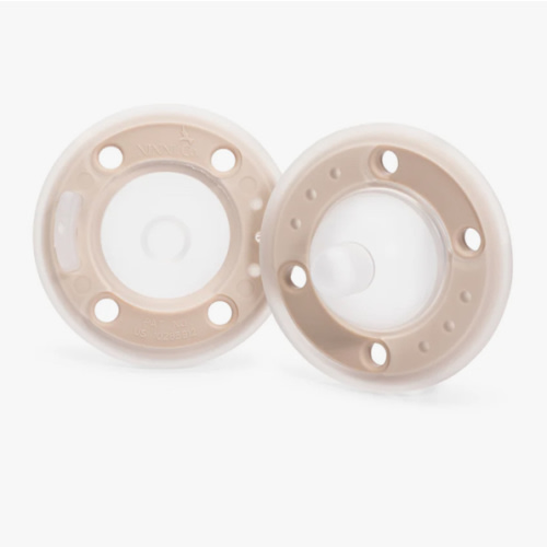 Ninni Pacifier- Oatmeal 2 Pack Pacifier Like Breast – Ninni Co