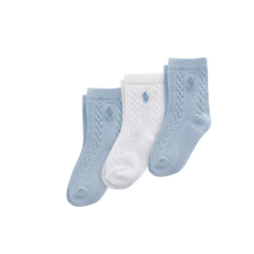 Polo Ralph Lauren Baby Boys Essential Cable Sock Set | Belk