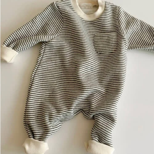 Boho Striped Onesie – The Boho Bebe
