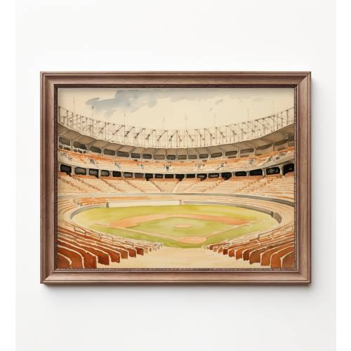 Baseball Field Art Nursery Decor Baseball Kids Room Art Baseball Theme Nursery Sports Art Kids Room Baseball Decor by Bespoke Littles
