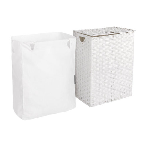 Seville Classics Handwoven Rectangle Laundry Hamper & Reviews | Wayfair