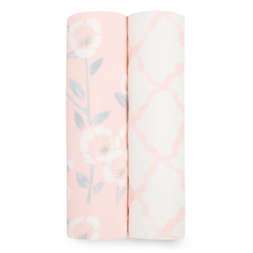aden + anais stencil silky soft swaddle 2 pack