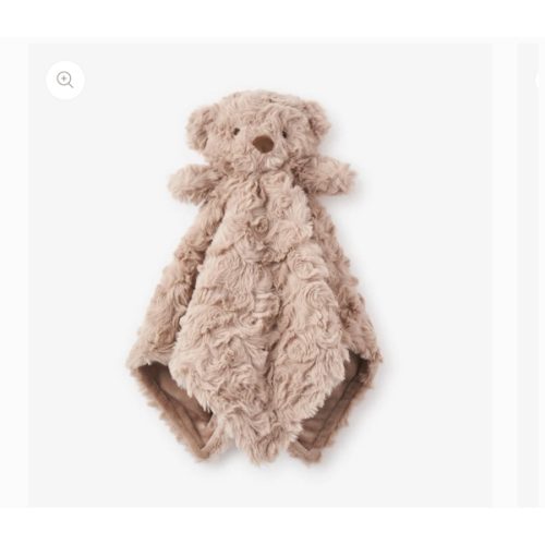 Plush Bear Baby Security Blanket