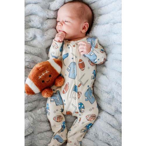 Bamboo Zipper Footie | Huddles