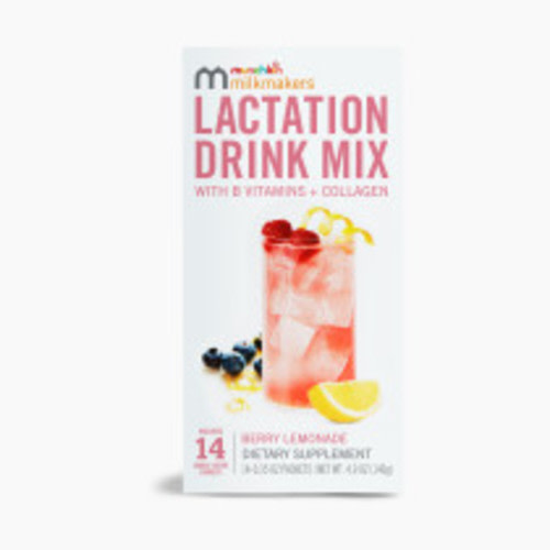 Munchkin Milkmakers Lactation Drink Mix - Berry Lemonade, 14