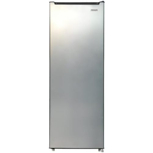 Modern Upright Freezer, Reversible Door Hinge, Removable Shelves - 6.5 Cu ft Capacity (Stainless Steel)
