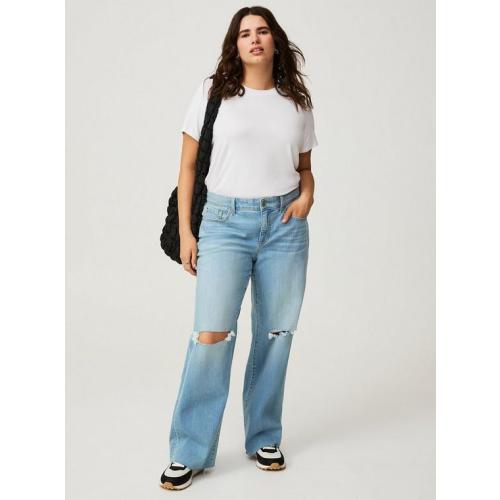 Perfect Wide-Leg Mid-Rise Jean