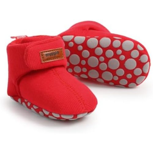 Baby Booties Infant Newborn Boys Girls Slippers Warm Crib Sock Shoes Indoor First Walkers Prewalker