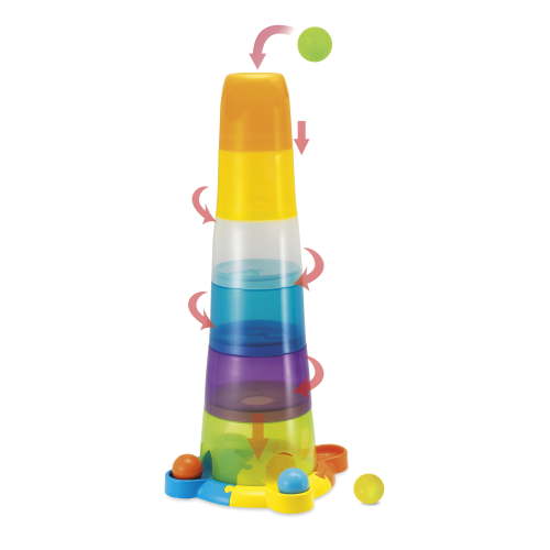 Winfun Multi-Color Stack 'N Roll Fun Age Group 12 Months and up