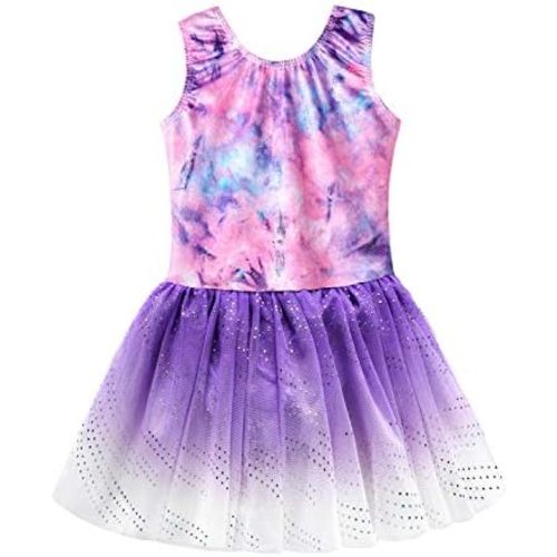 Gymnastics Skirted Leotards Ballet Tutu Dance Dress Mermaid Unicorn Gymnastic Skirt (Baby/Toddler/Big Girls)