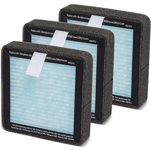 Safety 1st True HEPA Replacement (3pk) Air Purifier Filter, White