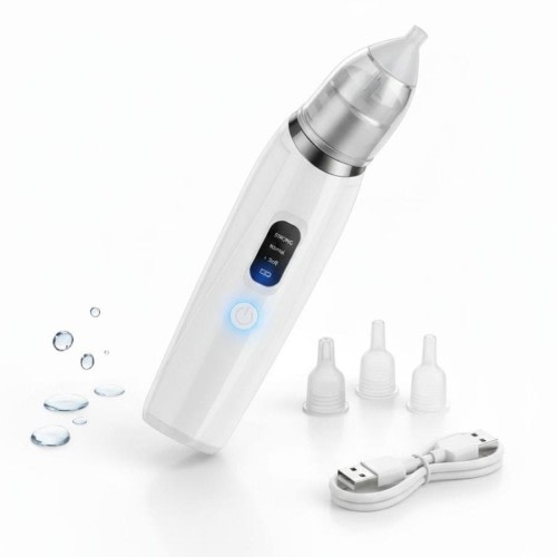 Feather & Fawn GentleCare Electric Nasal Aspirator with 3 Suction Levels