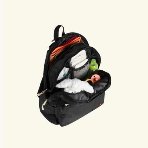 STATE Bags | Lorimer Diaper Bag Backpack Nylon Black | Best Gift For New Moms & Dads