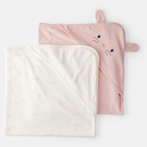 Baby Girl 2-Pack Hooded Towels | Carter’s Oshkosh Canada