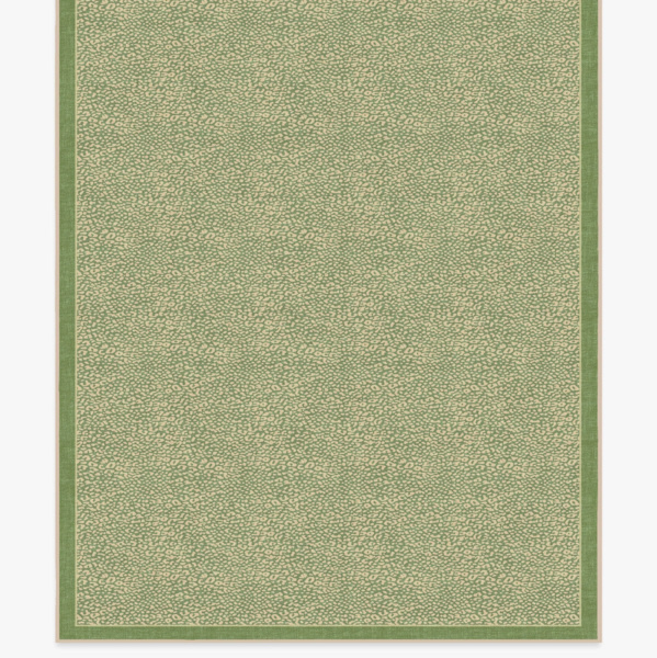 Cheeky Cheetah Green Rug | Ruggable US