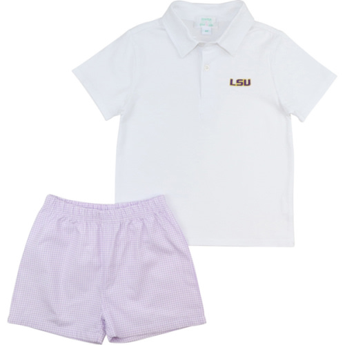Officially Licensed LSU Polo Short Set – Cecil & Lou