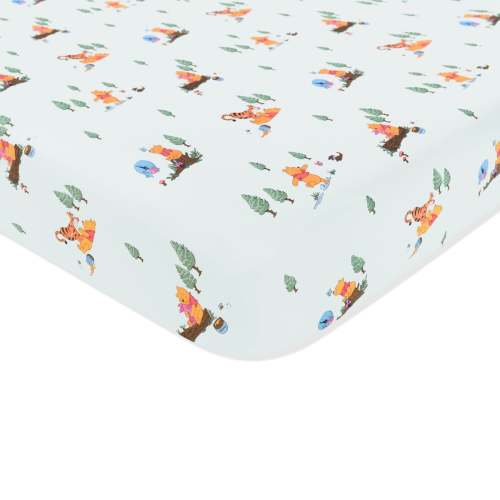 Crib Sheet in Winnie the Pooh Hundred Acre Wood