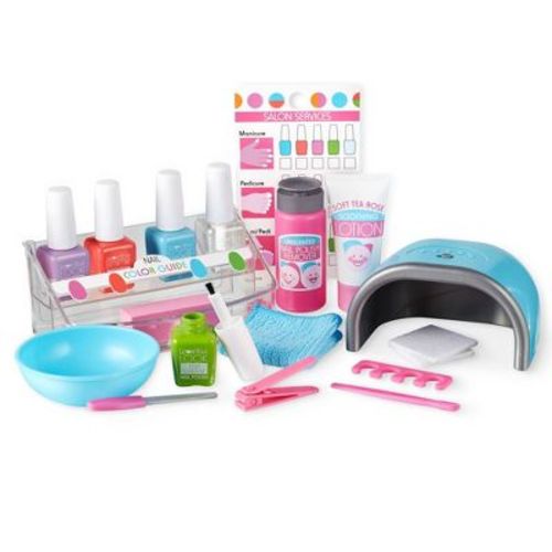 Melissa & Doug Love Your Look Pretend Nail Care Play Set - 22pc for Mess-Free Play Mani-Pedis