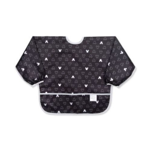 Mickey Mouse-Print Waterproof Sleeved Bib