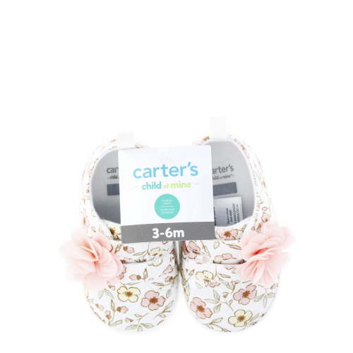 Carters Baby Girls Floral Sneakers - 3D Flower Detail