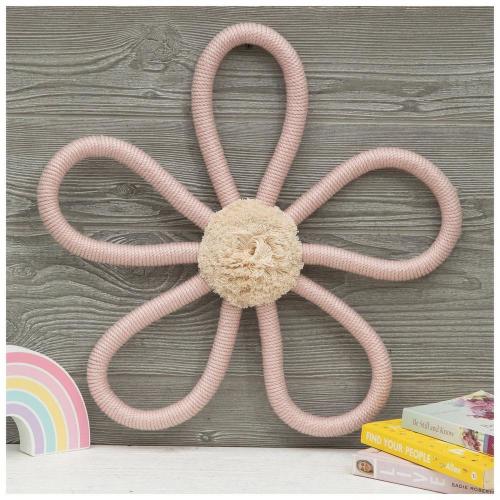 Wrapped Flower Wall Decor