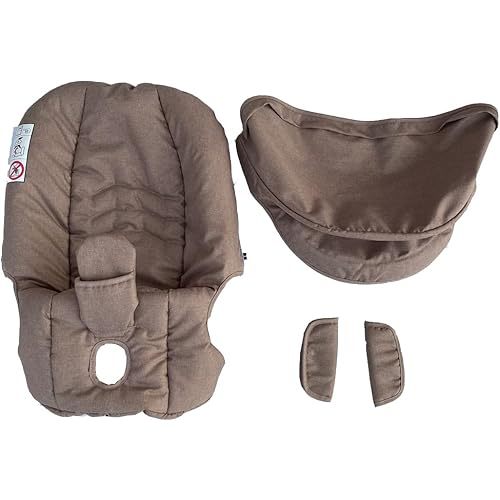 Changing Washing Kit,Canopy Sunshade Cover,Compatible with Car Seat Doona Strollers (Beige)
