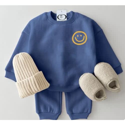 Baby 2-Piece Simple Cute Smile Set